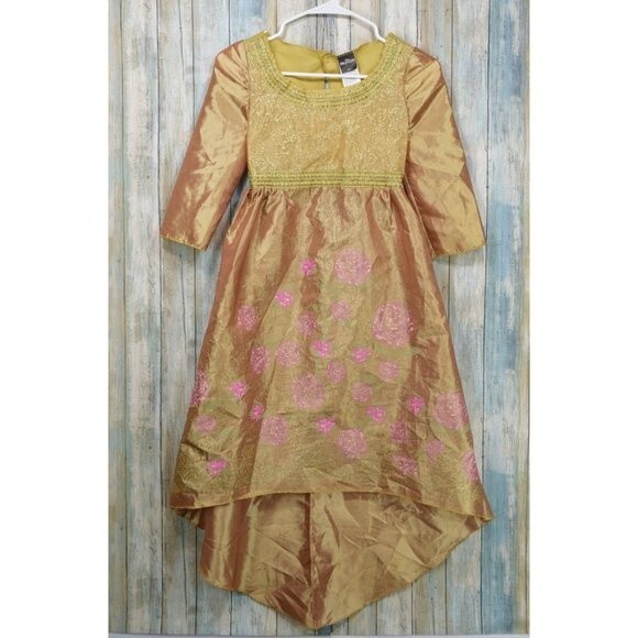 Disney Maleficent Aurora Gown Dress Kids Size 10/12 Halloween Costume - Picture 1 of 8